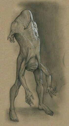 Monster Sketch, Nightmare Fuel, Arte Occulta, Dark Creatures, 다크 판타지, Monster Concept Art, Arte Obscura, Scary Art, Creepy Art