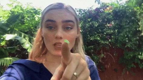 Meg Donnelly Gif, Radio Disney, Meg Donnelly, Summer Playlist, Disney Gif, Face Claims, Woman Face, Gif, It Cast