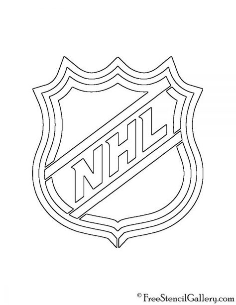 NHL Logo Stencil | Free Stencil Gallery Carving Templates, Stencil Logo, Nhl Logos, Pumpkin Carvings Stencils, Pumpkin Stencil, Pumpkin Carving Templates, Free Stencils, Pumpkin Carving, Nhl