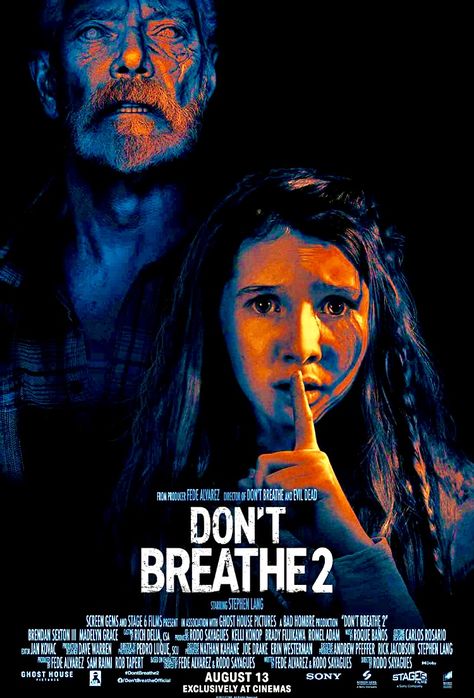 Dont Breathe Movie, Dont Breathe, Breathe Movie, Dont Breath, Don't Breathe, Stephen Lang, Thriller Movies, Movies 2019, 2 Movie