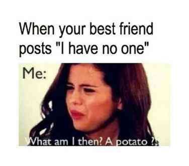 50 Best Friend Memes And Quotes For Friendship Day 2018 To Share On Facebook | YourTango Meme Spongebob, Friendship Memes, Very Funny Gif, Gambar One Direction, Funny Pix, Best Friend Quotes Funny, Friend Memes, 웃긴 사진, Bff Quotes