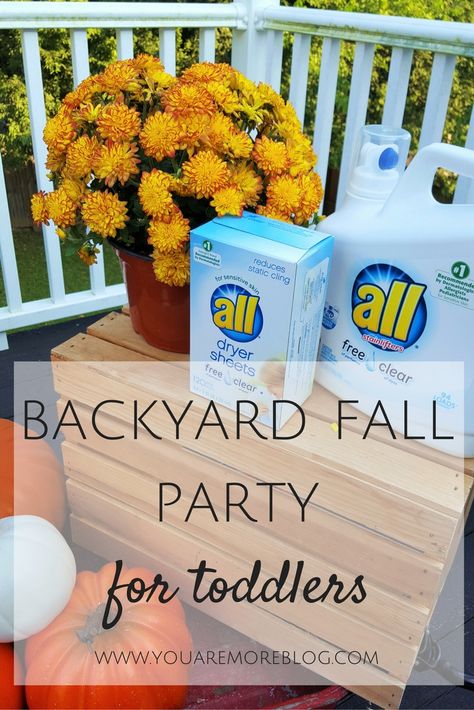 Embracing adventure with a backyard fall party. #ad #freetobe #cbias Backyard Fall Party, Fall Backyard, Backyard Birthday Parties, Toddler Schedule, Backyard Birthday, Toddler Parties, Parenting Ideas, Toddler Fall, Surviving Motherhood