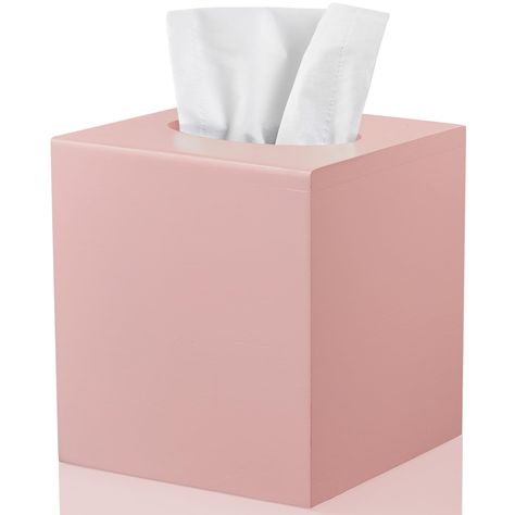 PRICES MAY VARY. Square Tissue Box - Purposely sized to accommodate all popular standard US square tissue boxes, You can use this black tissue box cover to hide those unsightly tissues. Perfect for use on dining tables, bedside tables, countertops, vanity tables, and desks at home. Solid Wood Tissue Holder - This solid tissue box cover is made from thick and sturdy pine wood material, which is durable, environmentally friendly, and can be used for a long time. The thick wooden tissue box allows Cute Tissue Box Cover, Vanity Tables, Tissue Box Holder, Night Stands, Accessories Holder, Tissue Holder, Tissue Box Cover, Pink Kitchen, Storage Design