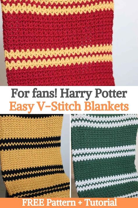 Harry Potter Crochet Blanket Pattern, Harry Potter Crochet Blanket, Reading Harry Potter, Crochet Cottage, Harry Potter Blanket, Christmas Crochet Blanket, Harry Potter Crochet, Hogwarts Christmas, Harry Potter Scarf