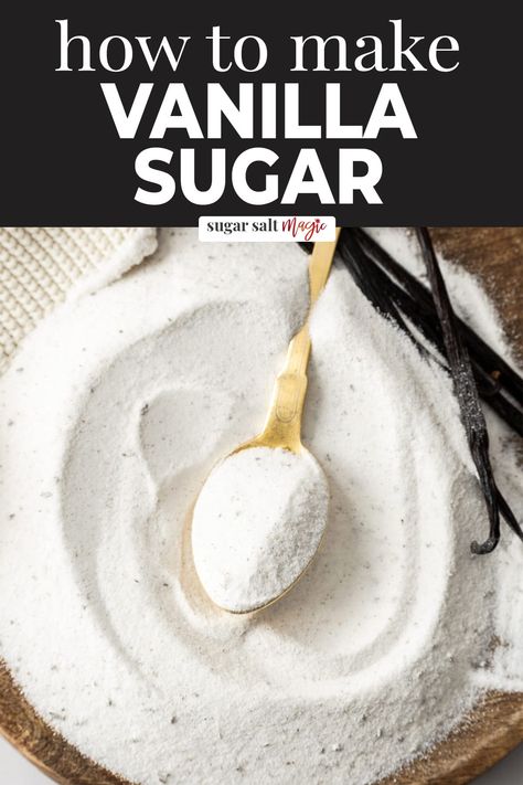 Vanilla Bean Sugar, Homemade Custard, Madagascar Vanilla Beans, Sweet Treats Desserts, Baking Items, Vanilla Beans, Flavored Sugar, Magic Recipe, Homemade Vanilla