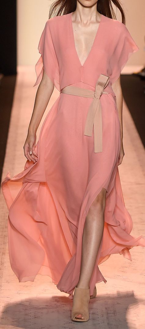 Blush Gown / BCBG Max Azria 2015 Max Azria Dress, Alexander Wang Dress, Feminine Dresses, Elle Fashion, Blush Gown, 2015 Runway, Instant Gratification, Dressing Style, Bcbg Max Azria