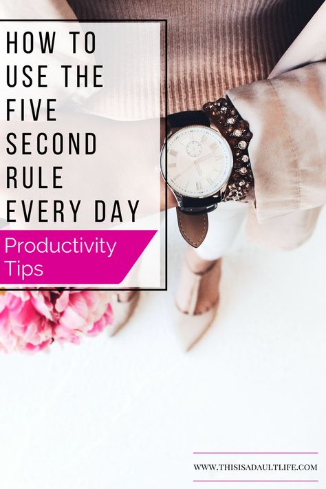 Mel Robbins 5 Second Rule, 5 Seconds Rule, Five Second Rule, 5 Second Rule, Over It Quotes, Tips For Writers, Writing Time, Life After College, How To Become Successful