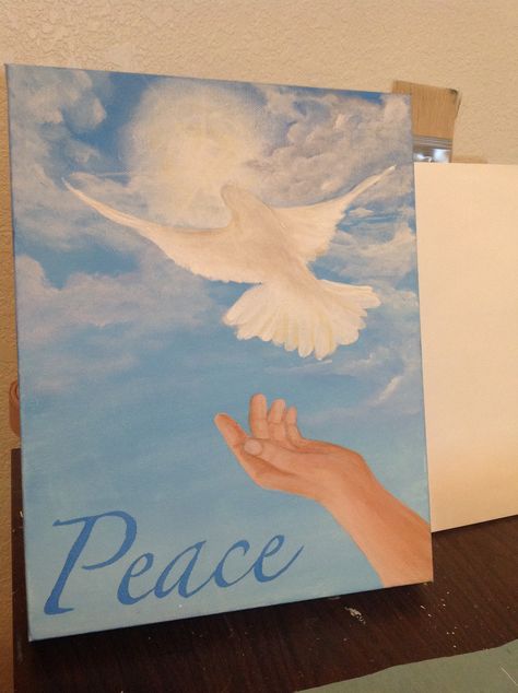 Memorial Canvas Painting, Paintings For Passed Loved Ones, Things To Paint For Your Grandma, Painting Ideas For Lost Loved Ones, Paintings For Lost Loved Ones, Memorial Painting Ideas Canvases, Lost Painting Ideas, Memorial Paintings For Loved Ones, Memorial Painting