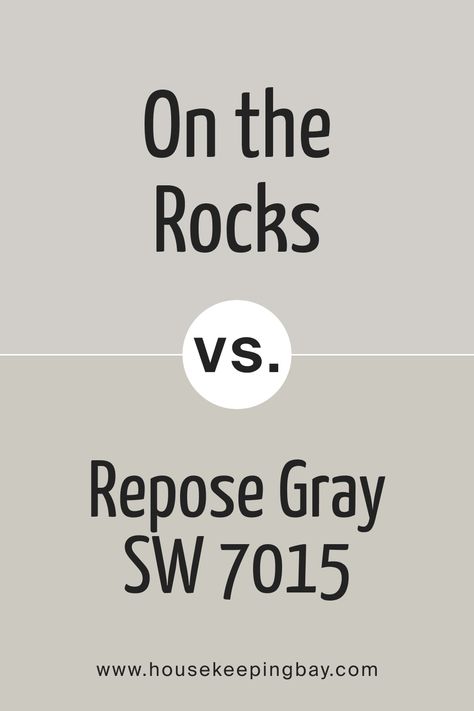 On the Rocks SW 7671 vs Repose Gray SW 7015 Crushed Ice Sherwin Williams Bedroom, Sw Crushed Ice Walls, Sherman Williams Repose Gray, Sw On The Rocks, Sw Crushed Ice, Crushed Ice Sherwin Williams, Repose Gray Paint, Sherman Williams Paint, Indoor Paint Colors