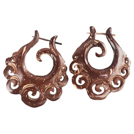 PRICES MAY VARY. ✅ ❤︎ HIGH QUALITY: 1 pair of natural dangle summer flower tropical hand carved brown wood organic unique earrings for regular pierced ears. ❤️ ✅ ❤︎ SIZE: Stud organic earrings are roughly 1" by 2", lightweight and comfortable in gyspsy style. ❤️ ✅ ❤︎ EXCELLENT CHOICE: Hoop earrings come in complimentary GIFT BOX, the only thing you need to add is a card and your present is ready! ❤️ ✅ ❤︎ VERSATILE: Amazing piece of boho Hawaiian hibiscus lotus flower jewelry, fake plug gauge ear Lotus Flower Jewelry, Flower Tropical, Organic Earrings, Hawaiian Hibiscus, Fake Plugs, Earrings Wood, Hawaiian Jewelry, Ear Gauges, Gauges Plugs