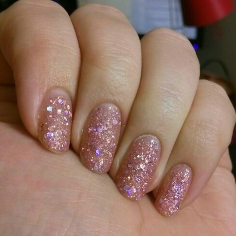 Zoya - Ginni. A heavily textured polish with chunky holo glitter. It's a lovely dusty pink that's surprisingly opaque. Wears like a beast, too. Dusty Pink Glitter Nails, Pink Glitter Nails, A Beast, Pink Glitter, Polished Look, Glitter Nails, Dusty Pink, Nail Polish, Glitter