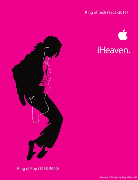 Michael Jackson Steve Jobs Tribute Ad design for ipod - iHeaven by: Bryan Brunsell Jackson 5, Nice Art, King Of Pops, Steve Jobs, Ad Design, Mad Men, Graphic Design Posters, Cool Eyes, Urban Art