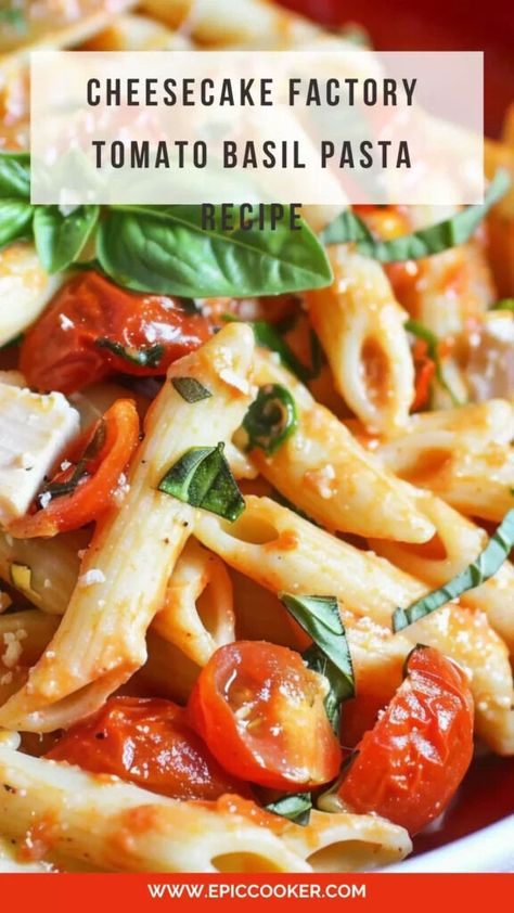 Cheesecake Factory Tomato Basil Pasta Recipe – Epic Cooker Cheesecake Factory Pasta Copycat Recipes, Cheesecake Factory 5 Cheese Pasta Recipe, Cheesecake Factory Evelyn's Pasta, Pasta Cheesecake Factory, Tomato Basil Pasta Cheesecake Factory, Cheesecake Factory Tomato Basil Pasta, Tomato Basil Chicken Pasta, Cheesecake Factory Pasta, Chicken Basil Pasta