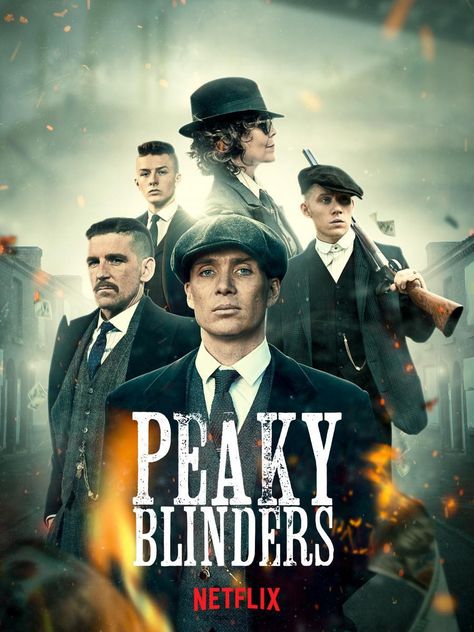 Peaky Blinders Netflix, Peaky Blinders 4, Peaky Blinders Tv Series, Peaky Blinders Poster, Steven Knight, Joe Cole, Adrien Brody, Film Posters Art, Tony Soprano