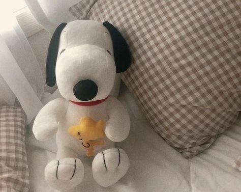 Snoopy Stuffed Animal, Snoopy Plush, Kawaii Plushies, Korean Aesthetic, Cute Stuffed Animals, Beige Aesthetic, Cute Toys, Softies, Animals Friends