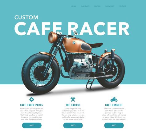 Car Advertising Design, Online Web Design, Social Design, Bike Poster, Wordpress Design, Website Design Layout, Three Dots, Ui Design Inspiration, Web Design Services