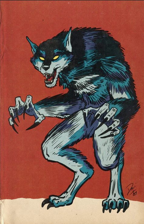 Lycanthropy Art, Horror Punk Art, Lycan Aesthetic, Werewolves Aesthetic, Halloween Werewolf, Werewolf Drawing, Werewolf Illustration, Werewolf Aesthetic, Monster Collection