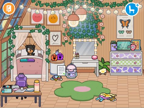 #tocaboca Toca Boca Daughter Room Ideas, Toca Boca Room Ideas Big Family Home Bedroom Teen Girl, Toca Boca Teen Room Ideas Big Family House 3rd Floor, Toca Boca Room Ideas Big Family Home, Big Family Home, Big Family House, Toca Boca Room Ideas, Toca Boca Room, Free House Design