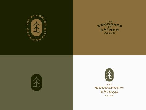 Cabin Branding, Wood Graphic Design, Cabin Logo, Design Exercises, Iron Wolf, Tree Logos, Letterhead Design, Great Logos, Company Branding