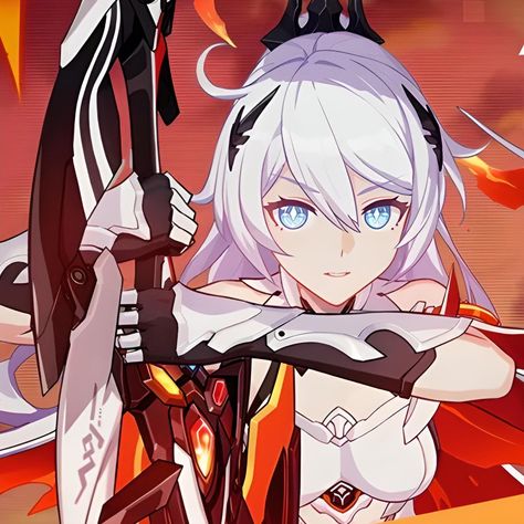 Flamescion Honkai, Herrscher Of Flamescion, Kiana Kaslana, Honkai Impact 3rd, Honkai Impact, Icon Pfp, Anime