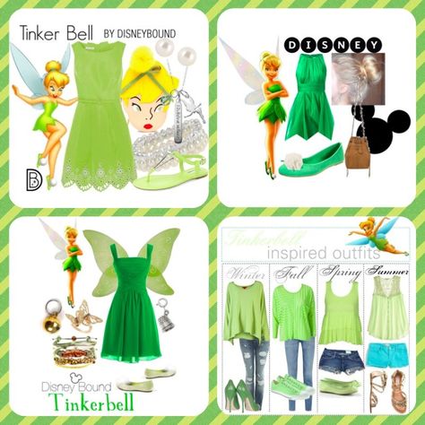 Disney Bounding Ideas, Peter And Wendy, Tinkerbell Disney, Wake Ideas, Disney Bounding, Winter Outfits, Halloween Costumes, Outfit Inspirations, Fall Winter