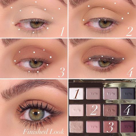 Tarte In Bloom, Tartelette In Bloom Palette, Tarte Eyeshadow, Tartelette In Bloom, Soft Eye Makeup, Mekap Mata, Korean Eye Makeup, Makeup Tutorial Eyeshadow, Smink Inspiration