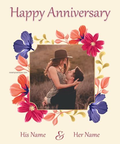 Anniversary Wishes Frame, Photo Card Anniversary, Free Edit Template Anniversary, Best Wishes Anniversary, Latest Pictures Create Customized, Today Anniversary Images, Anniversary Card With Photo, Anniversary Wishes With Photo, Anniversary Cake With Photo, Happy Anniversary Messages, Happy Anniversary Photos, Flowers Anniversary, Wedding Anniversary Greetings, Wedding Anniversary Greeting Cards, Happy Kiss Day