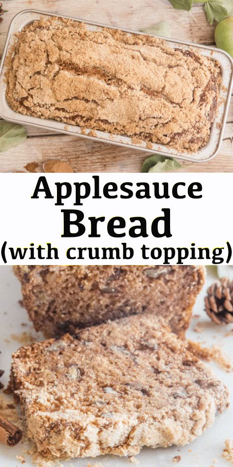 Recipe Using Applesauce, Easy Applesauce, Applesauce Bread, Bread Quick, Honeycrisp Apple, Quick Bread Recipe, Loaf Cakes, Apple Sauce Recipes, Applesauce Cake