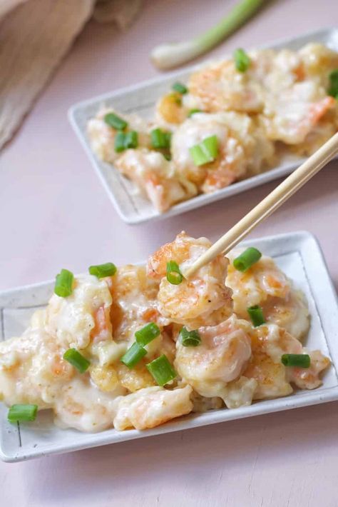 White Sauce Shrimp, Asian Coconut Shrimp, Chinese Creamy Coconut Shrimp Recipe, Chinese Buffet Shrimp Recipes, Honey Coconut Shrimp, Recipes With Popcorn Shrimp, Shrimp With Coconut Sauce, Creamy Coconut Shrimp Chinese, Shrimp Coconut Milk Recipes