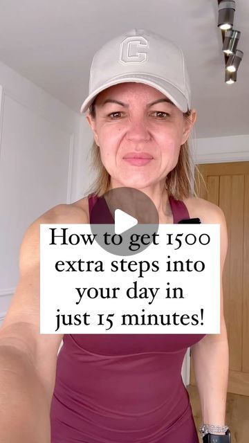 Cara Metz on Instagram: "This is how to get 1500 extra steps into your day in just 15 minutes!! Plus shape & tone your arms & shoulders 💪🏼🔥  Or tell me different! How many steps is it for you???  1️⃣ March & bicep curl 2️⃣ Side tap & cross punch 3️⃣ Side step x 2, shoulder press 4️⃣ March & tricep kickbacks 5️⃣ Side step & diagonal press out 1 minute each & repeat the sequence 3 times. No resting in this workout. Keep the feet moving! Every step counts! 🙌🏼  How many steps can you get in and what tune did you do it to?  . . #Homeworkout #quickworkout #leanin15 #womenover40 #womenover50 #womenover60 #menopausefitness #perimenopausefitness" 15 Minutes Workout, 3 Minute Workout, Mid Section Workout For Women, Tone Your Arms, 15 Minute Workout, All Body Workout, Step Workout, Walking Exercise, Shoulder Press