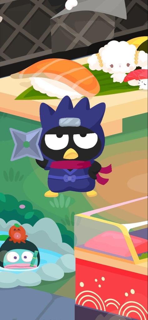 Bad Badtz Maru Wallpaper: Inject Some Penguin Pizzazz into Your Screen Bad Badtz Maru Wallpaper, Badtz Maru Wallpapers, Penguin Character, Wallpaper Sanrio, Bad Badtz Maru, Sanrio Wallpapers, Hello Sanrio, Senior Crown, Best Wallpaper Hd