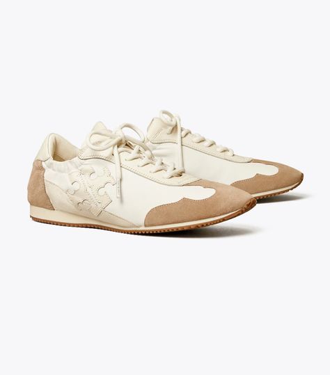 Tory Sneaker: Women's Shoes | Sneakers | Tory Burch EU Tory Burch Sneakers, Miller Sandal, Track Shoes, Vintage Sneakers, Designer Trainers, Retro Sneakers, Footwear Design Women, Botswana, Designer Sneakers