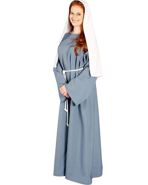 Alexanders Costumes AC22255BL-STD Womens Biblical Peasant Lady STANDARD Biblical Clothing, Mary Costume, Biblical Costumes, Nativity Costumes, Easter Costume, Costume Collection, Christmas Costumes, Tie Dress, Girl Costumes