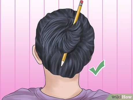 Image titled Put Your Hair up With a Pencil Step 15 Hair Up With A Pencil, Put Ups Hairstyles, Hair With Pencil, How To Tie Hair, Braid Bun Updo, Hair Pins Diy, Chopstick Hair, U Shaped Hair, Braided Hairdo