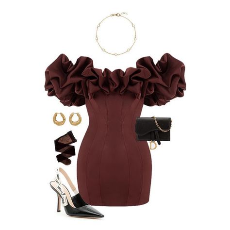 quarantine comfyyy Brown Dress Outfit, Brown Dresses Outfit, Outfit Elegantes, Mode Inspo, Looks Chic, Kpop Fashion Outfits, Fancy Outfits, Girls Fashion Clothes, Brown Dress