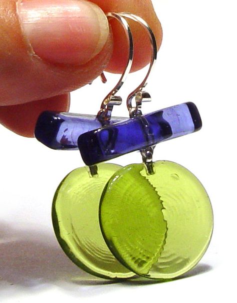 Lampwork Glass Beads Jewelry, Lampwork Bead Jewelry, Fused Glass Earrings, Glass Fusing Projects, Glass Bead Earrings, Lampwork Earring, Glass Beads Jewelry, Glass Jewellery, Fused Glass Jewelry