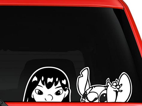 Stitch Car Decal, Disney Characters Lilo, Rolls Royce Car, Most Luxurious Car, Funny Vinyl Decals, Car Luxury, Skyline Design, Best Luxury Cars, Window Stickers