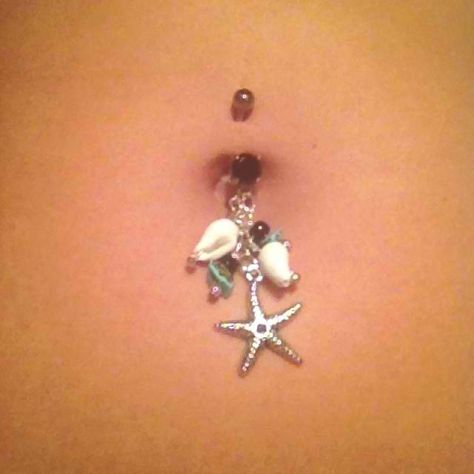 Seashells belly ring Seashell Belly Button Ring, Cute Belly Rings, Belly Piercings, Bellybutton Piercings, Belly Button Piercing Jewelry, Belly Piercing Jewelry, Button Piercing, Pretty Ear Piercings, Belly Button Jewelry