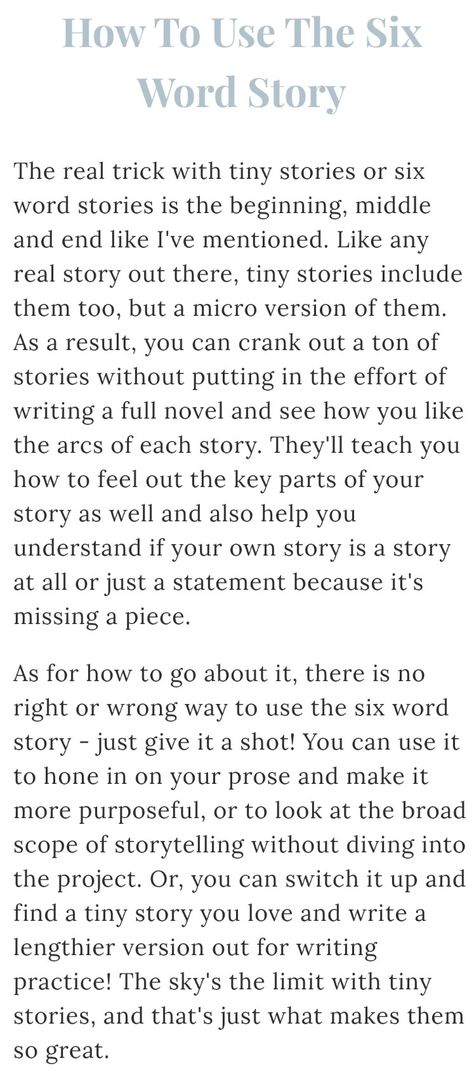 Flash Fiction Tips Flash Fiction Examples, Six Word Story, Writing Folders, Tiny Stories, Six Words, Flash Fiction, Halloween Inspiration, Word Search Puzzle, Flash