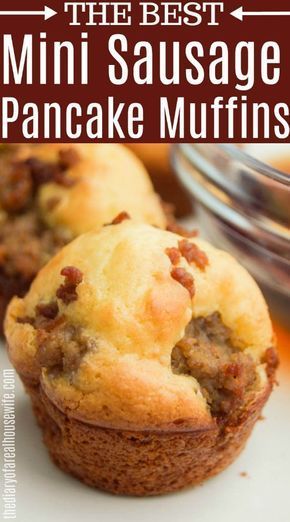 Whole30 Recipes Breakfast, Pancake Sausage, Menu Sarapan Sehat, Pancake Bites, Pancake Muffins, Breakfast Bites, Best Breakfast Recipes, Breakfast Muffins, Breakfast Recipes Casserole