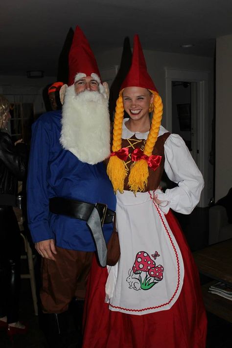 Gnome Costumes For Adults, Garden Gnome Halloween Costume, Peanuts Halloween Costume, Clever Couples Halloween Costumes, Mean Girls Halloween Costumes, Cheese Costume, Lilo And Stitch Costume, Popcorn Costume, Halloween Costume Couple