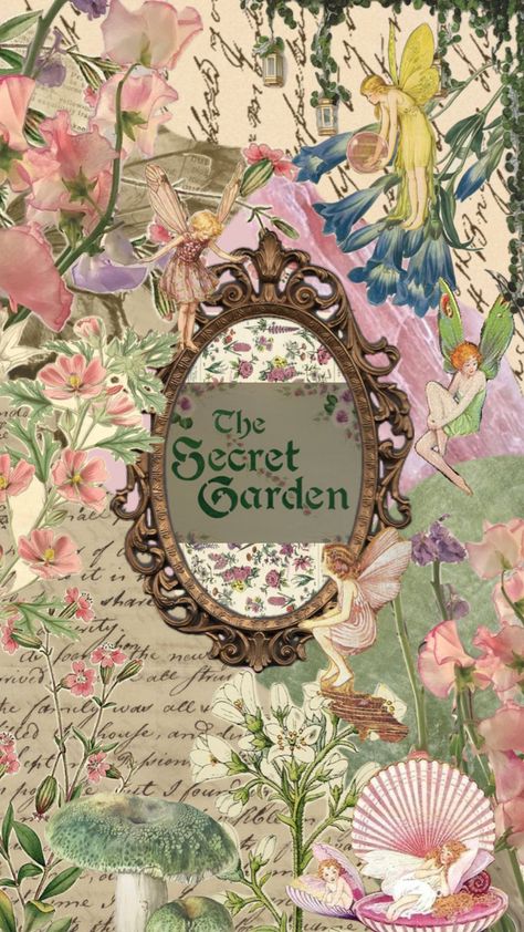 Secret Garden Aesthetic Wallpaper, Garden Aesthetic Wallpaper, Secret Garden Aesthetic, Lime Green Wallpaper, Garden Poster, Cellphone Background, Poster Aesthetic, Garden Aesthetic, Spring Wallpaper