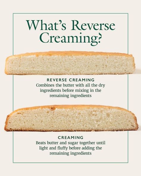 Reverse Creaming Method Cake, Baking Knowledge, Pinkity Drinkity, Creaming Method, Culinary Techniques, Baking Sweets, Fun Baking Recipes, Baking Tips, Interesting Food Recipes