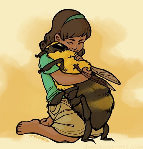 Big Bee, Bee Drawing, Cute Fantasy Creatures, Bee Art, Genetically Modified, Creature Concept Art, Creature Concept, Creature Design, Creature Art