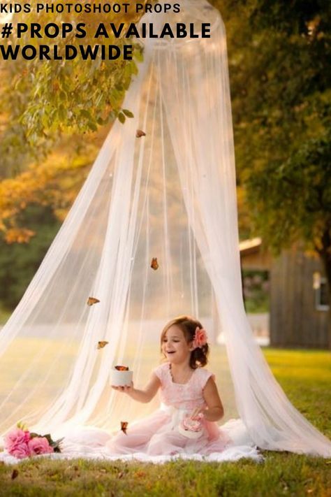 Jeteven Canopy Bed Curtains for outdoor photoshoot and childrens room decor props Sarah Elizabeth, Foto Baby, Ideas Photography, Mosquito Net, Shooting Photo, Digital Backdrops, Photography Skills, Photographing Babies, Birthday Photoshoot