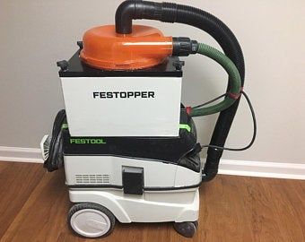 SandysWoodstuff on Etsy Dust Deputy, Router Sled, Festool Tools, Plywood Boxes, Dust Extraction, Dust Extractor, Dust Collector, Miter Saw, Collection Box