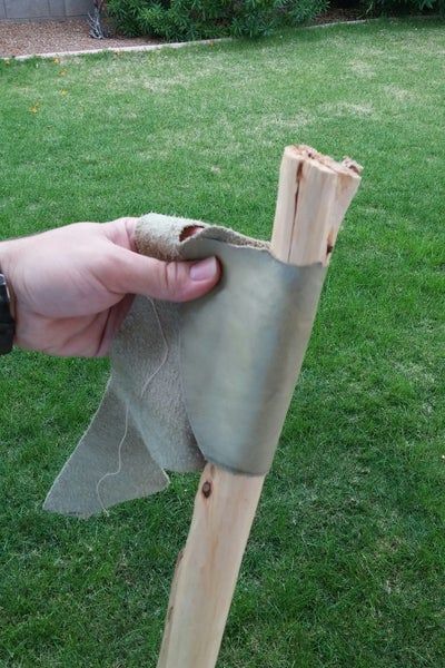 How to Make a Leather Handle for a Walking Stick : 6 Steps (with Pictures) - Instructables Wood Hiking Stick, Stick Carving, Walking Stick Ideas, Unique Walking Sticks, Handmade Walking Sticks, Carved Walking Sticks, Walking Staff, Hiking Staff, Carving For Beginners