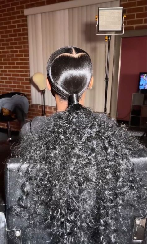 Sneaker Ball Hairstyles, Slick Back Ponytail Weave, Slick Ponytail Weave, Slick Ponytail, Homecoming Hairstyles Black, Weave Ponytail Hairstyles, Sleek Ponytail Hairstyles, Black Ponytail Hairstyles, Quick Natural Hair Styles