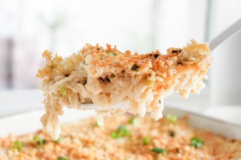 If you’re looking for an easy weeknight dinner, you'll enjoy this delicious crunchy Salmon Mornay Pasta Bake. An easy pantry recipe, ingredients available from the fridge and pantry, pasta, tinned salmon, mustard, milk, cheese. Salmon Mornay, Crunchy Salmon, Salmon Mustard, Pantry Pasta, Pantry Recipe, Spiral Pasta, Easy Weeknight Dinner, Recipe Ingredients, Pasta Bake