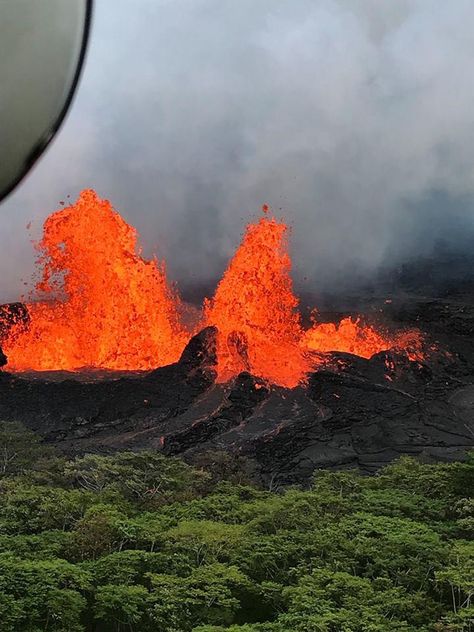 The USGS Hawaiian Volcano Observatory Is A Trusted Source For The Kilauea Eruption FORBES 5/24/18 Gods Hands, Kilauea Volcano, Erupting Volcano, Hawaiian Bbq, Nature Of God, Landscape Model, Lava Flow, Atmospheric Phenomenon, Active Volcano